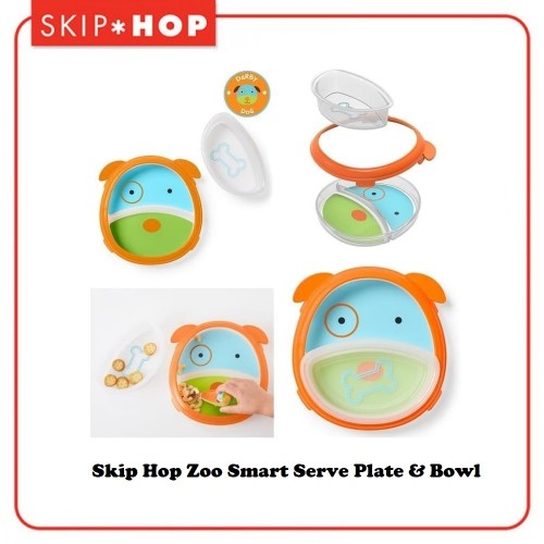Skip Hop Zoo Smart Serve Non-Slip Training Set - Dog